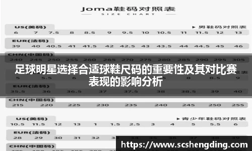 足球明星选择合适球鞋尺码的重要性及其对比赛表现的影响分析